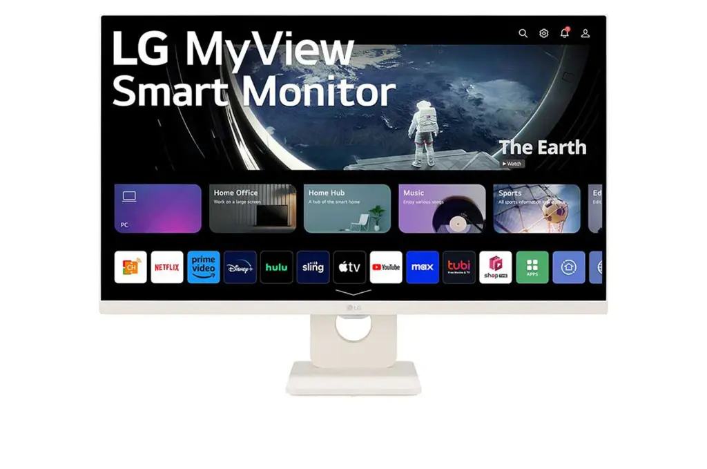 27SR50F-W, LG MyView 27 (68.58 cm) Full HD IPS Smart Monitor