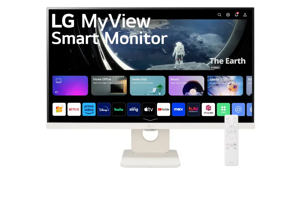 25SR50F-W, LG 62 cm (24) Full HD IPS Smart Display Monitor