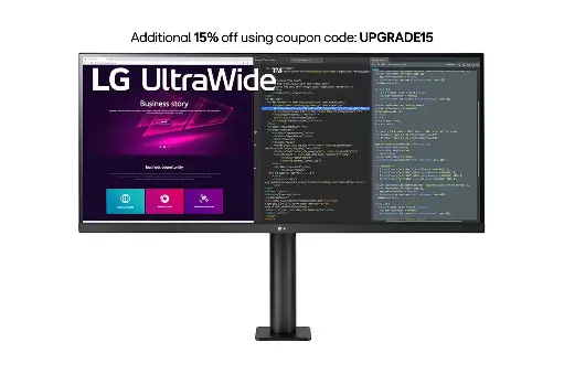 34WN780-B, LG 34 (86.36cm) UltraWide Ergo QHD IPS HDR Monitor