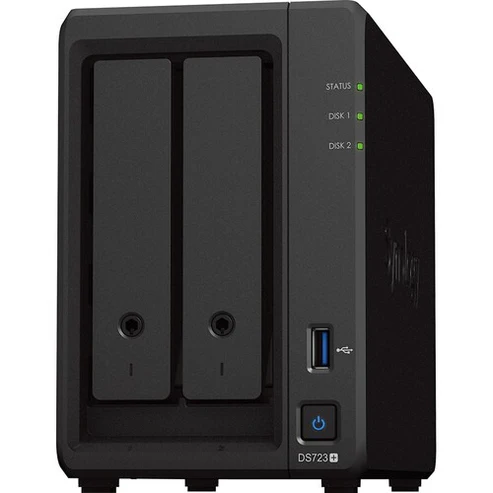 Synology DiskStation DS723+ 2-Bay Network Attached Storage Drive - Black